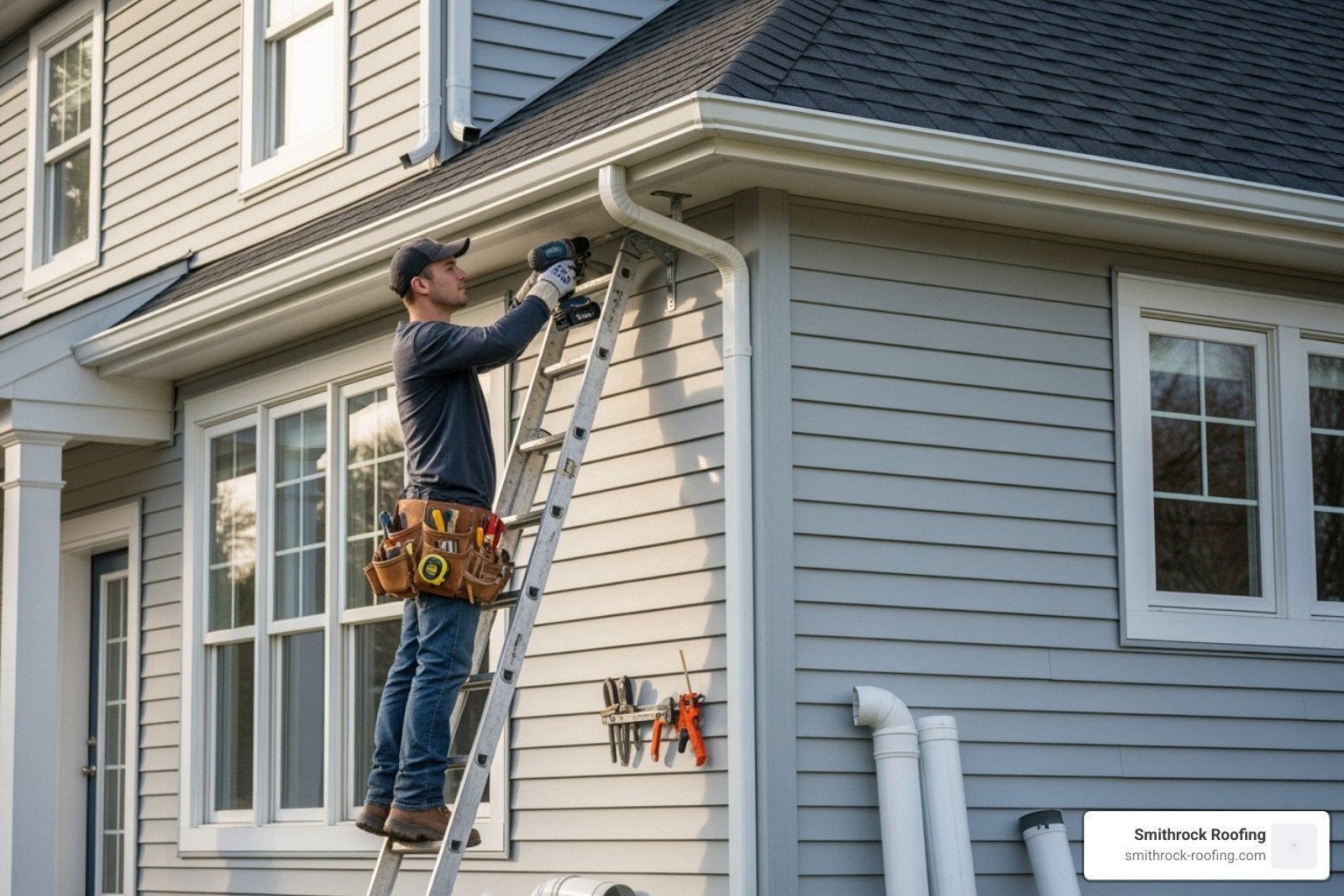 gutter and downspout installation