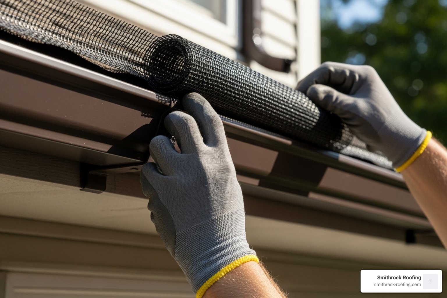 gutter guard installation