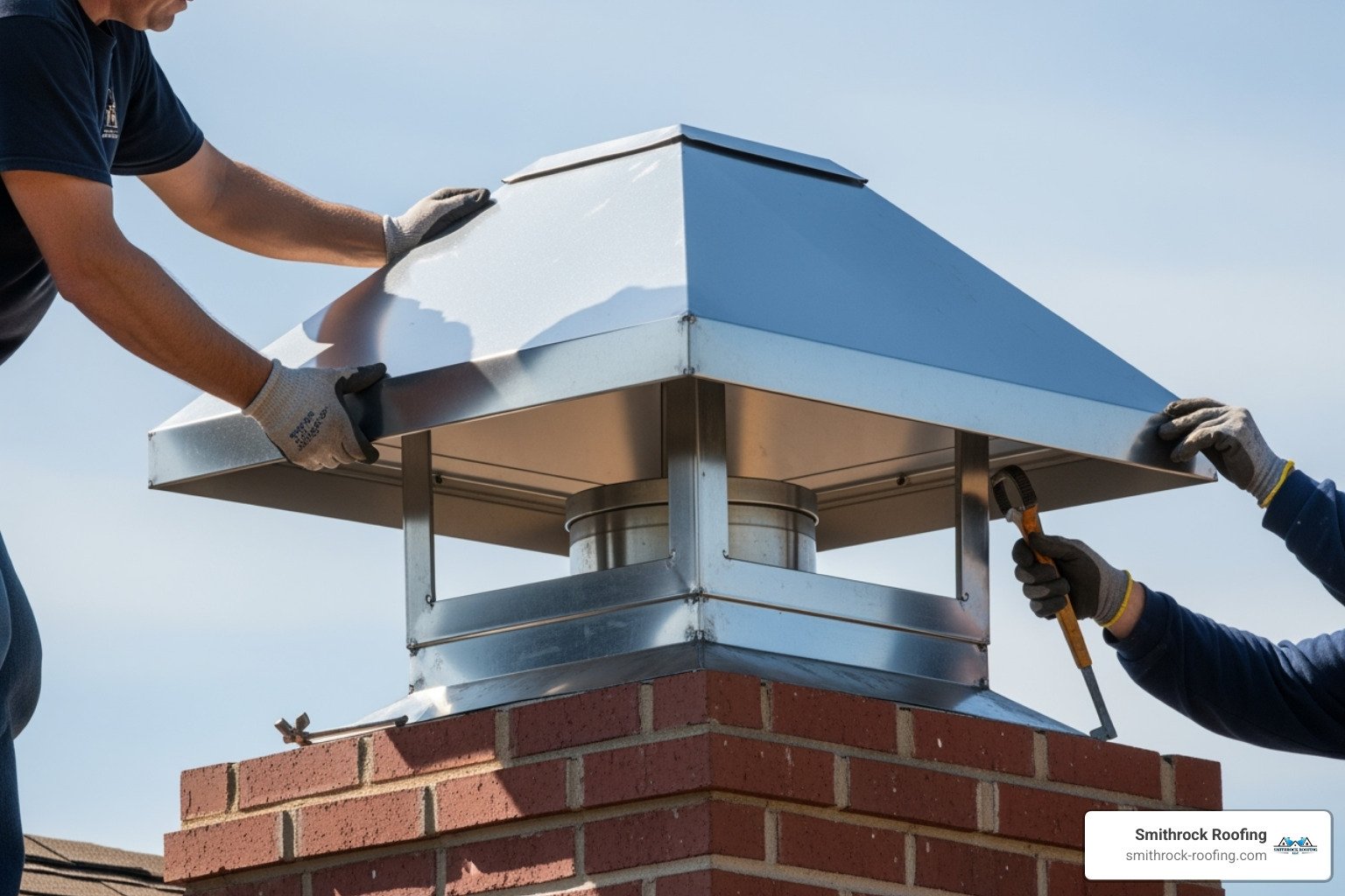 chimney chase cover installation