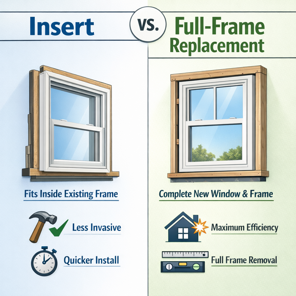 Insert vs. Full-Frame Replacement