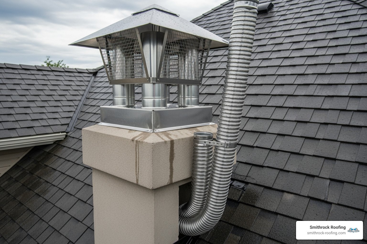 average cost of rain cap and chimney liner install