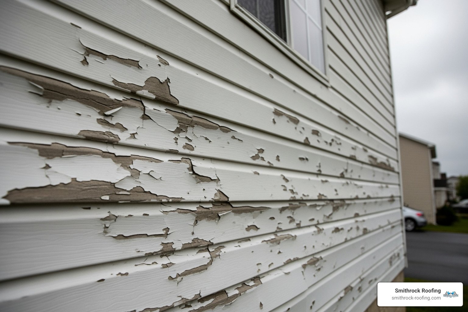 Hail damage siding