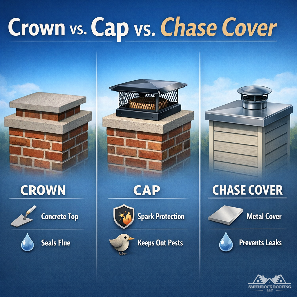 Crown vs. Cap vs. Chase Cover