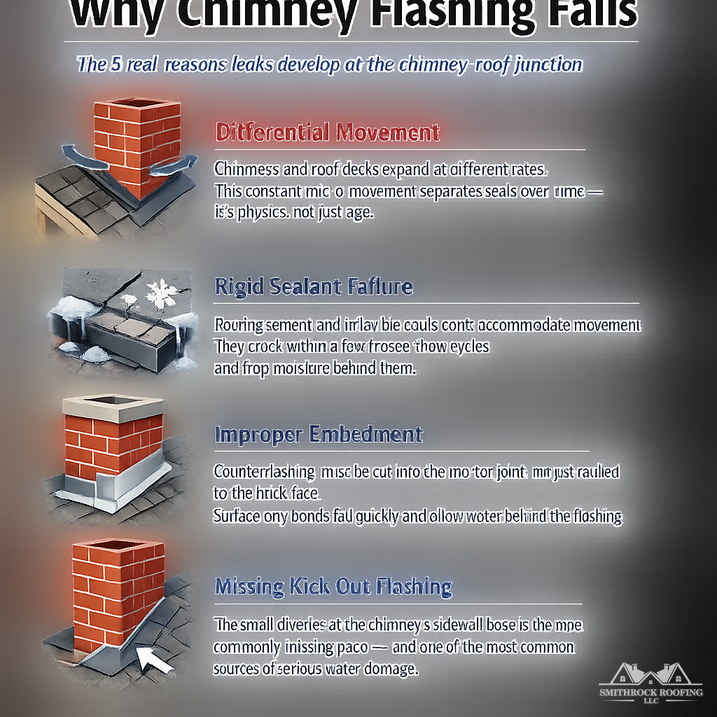 Why Chimney Flashing Fails
