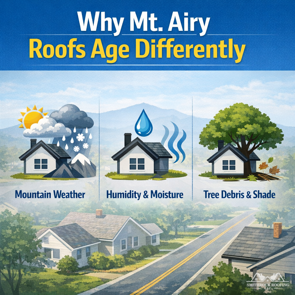 Why Mt. Airy Roofs Age Differently