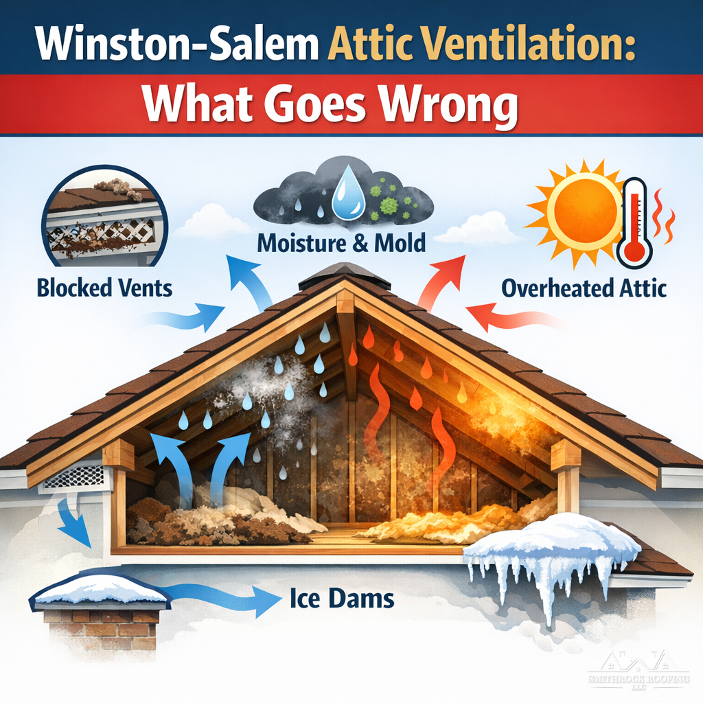 Winston-Salem Attic Ventilation: What Goes Wrong
