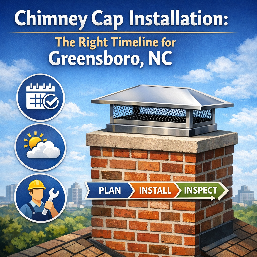 Chimney Cap Installation: The Right Timeline for Greensboro, NC