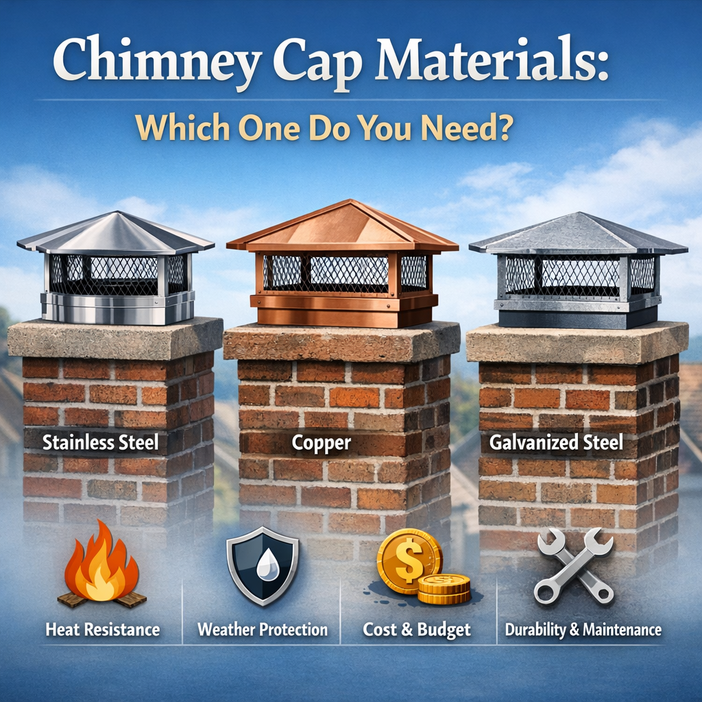 Chimney Cap Materials: Which One Do You Need?