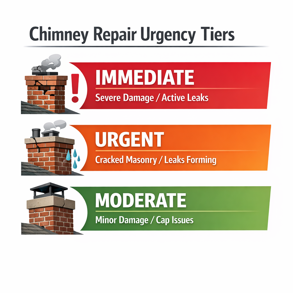 Chimney Repair Urgency Tiers