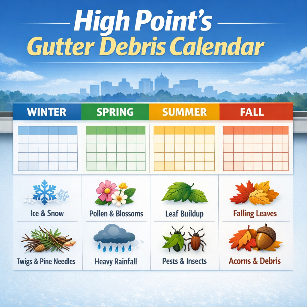 High Point's Gutter Debris Calendar