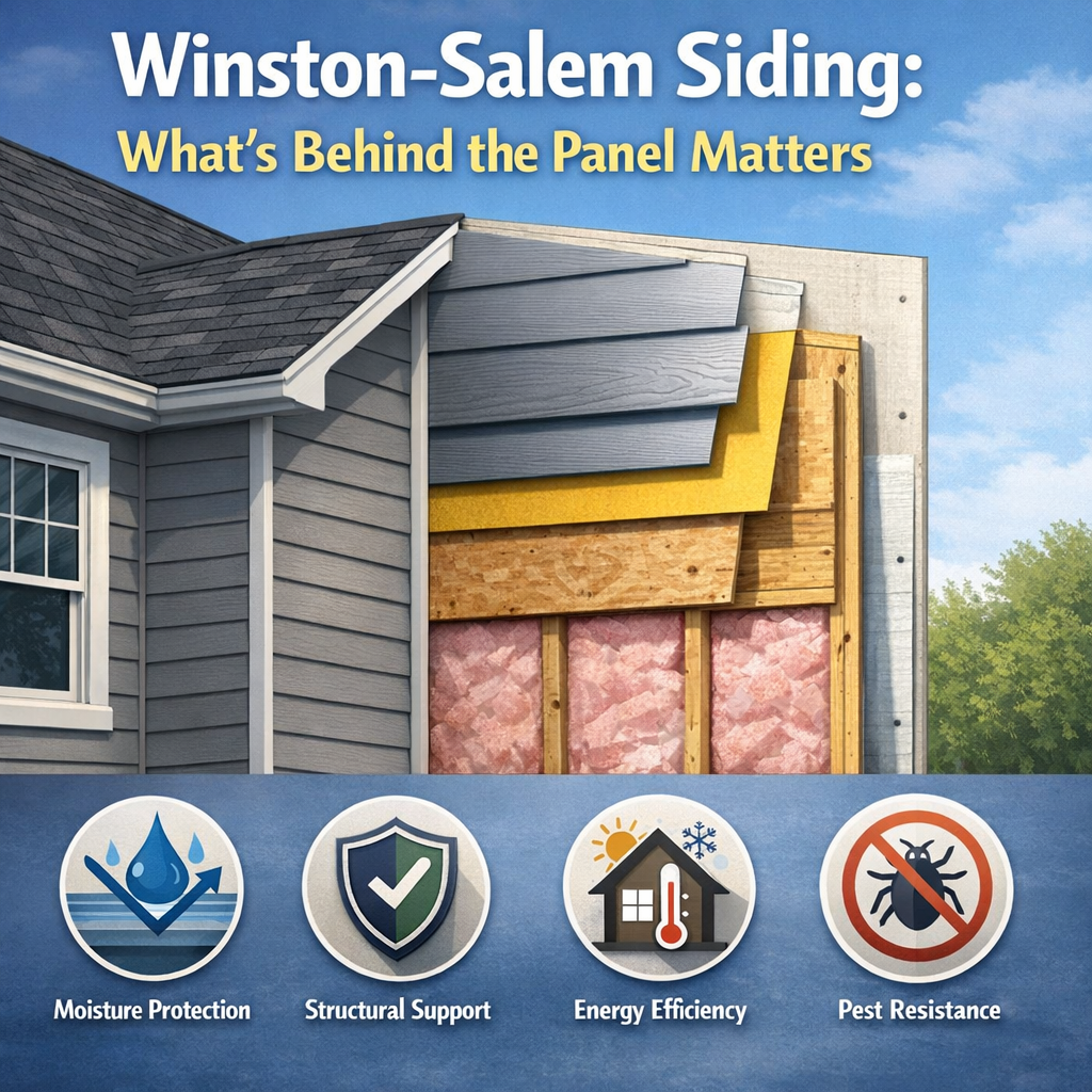 Winston-Salem Siding: What's Behind the Panel Matters