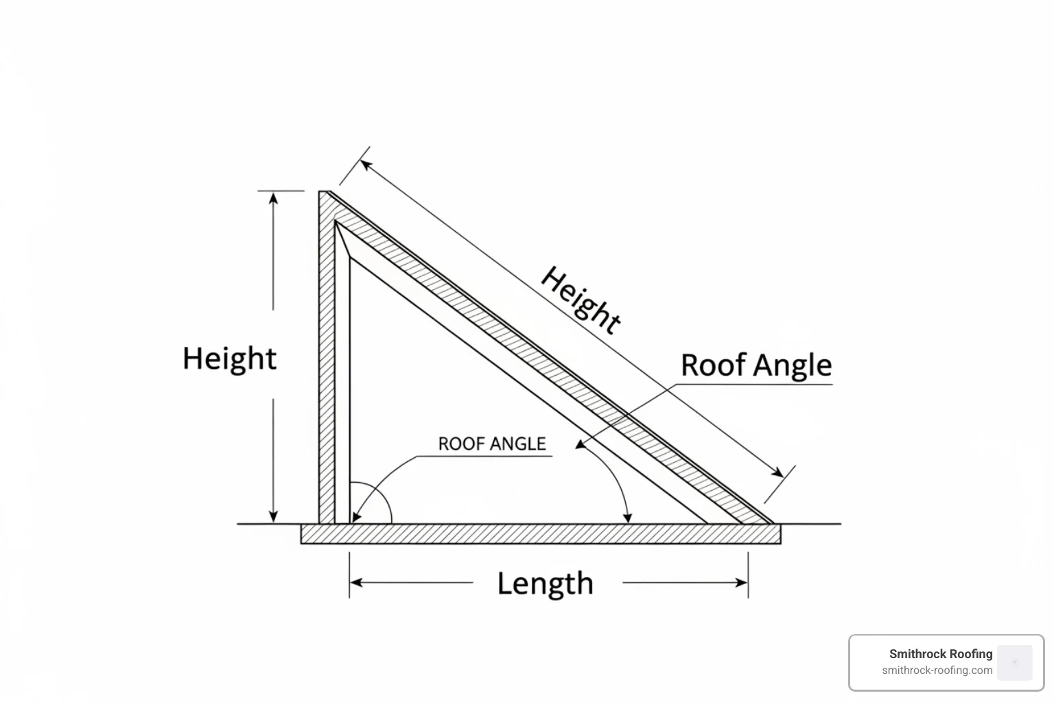 diagram illustrating roof pitch (rise over run) - roofing calculator diagram illustrating roof pitch (rise over run) - roofing calculator
