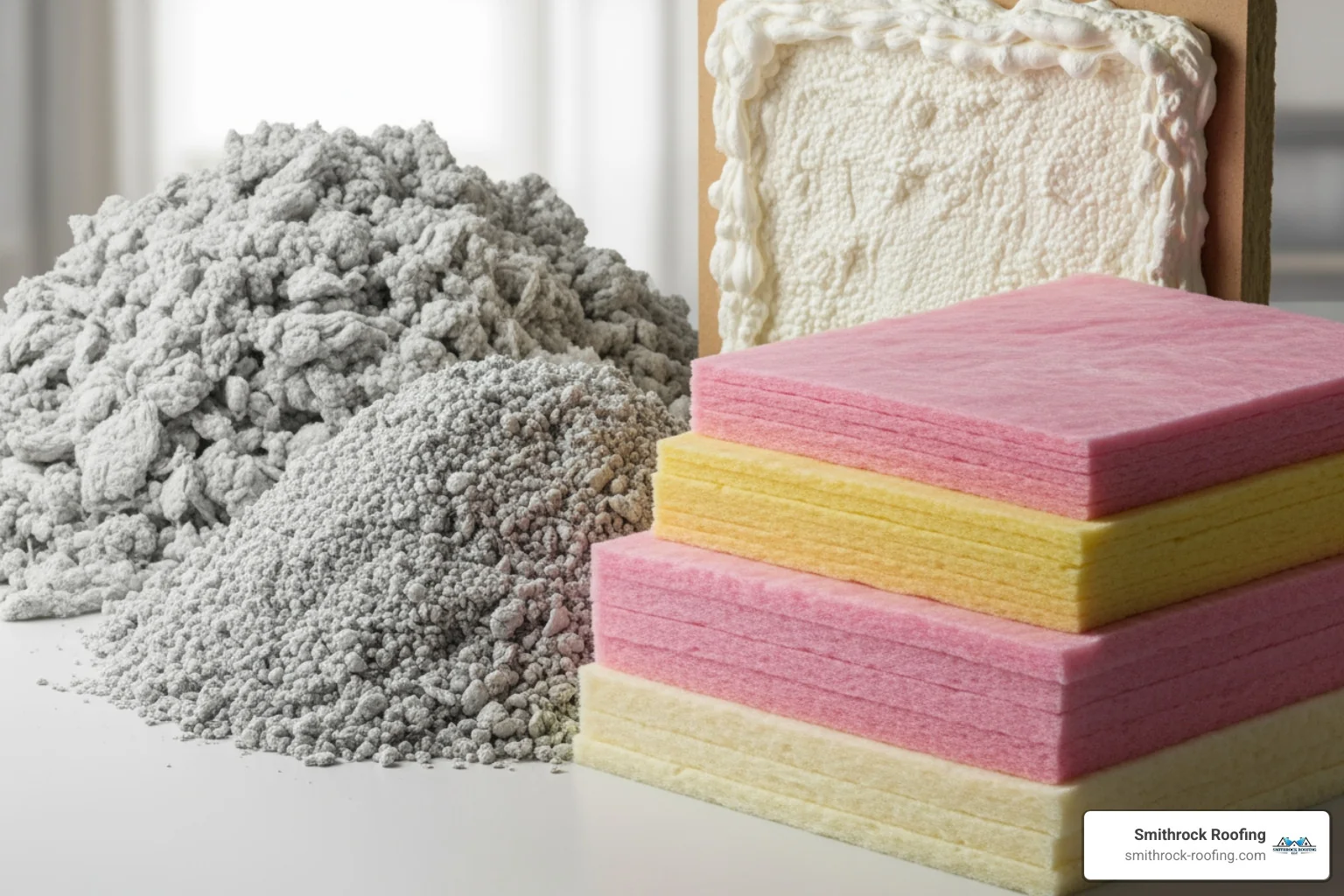 various insulation types laid out, including fiberglass batts, loose-fill cellulose, and spray foam application - better home insulation various insulation types laid out, including fiberglass batts, loose-fill cellulose, and spray foam application - better home insulation