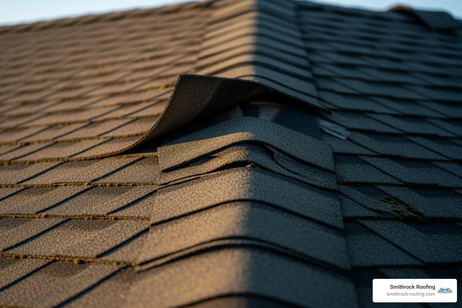 cracked and curling asphalt shingles on a roof - roof leak repair cracked and curling asphalt shingles on a roof - roof leak repair