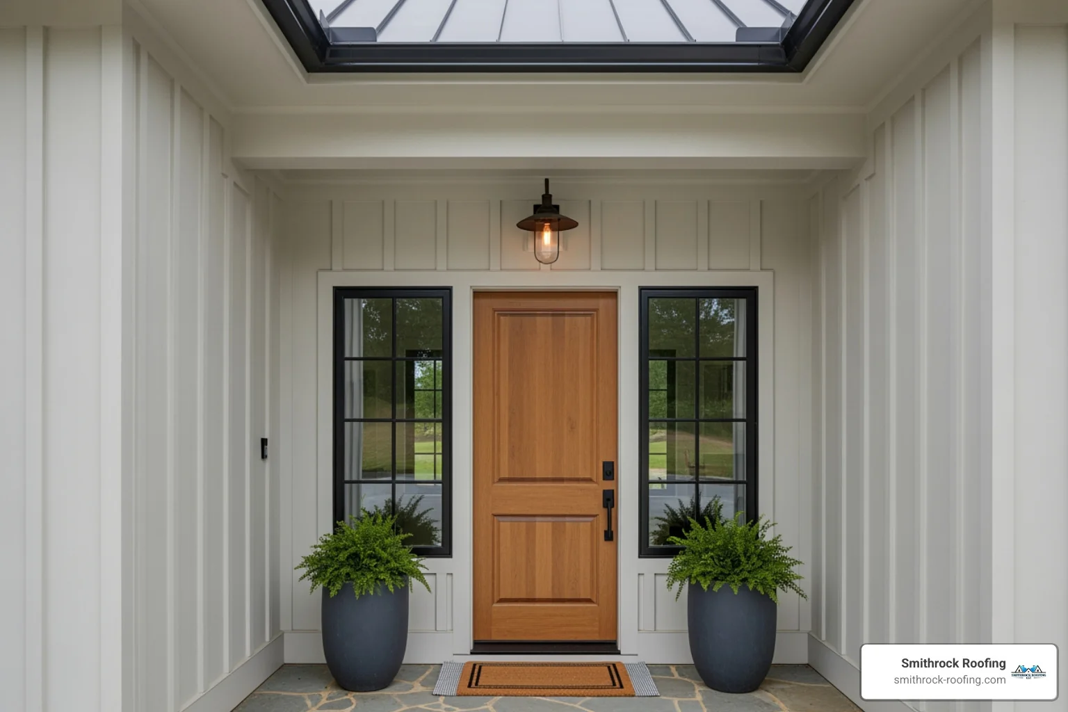 modern farmhouse entryway featuring vertical board and batten siding - vinyl siding options modern farmhouse entryway featuring vertical board and batten siding - vinyl siding options