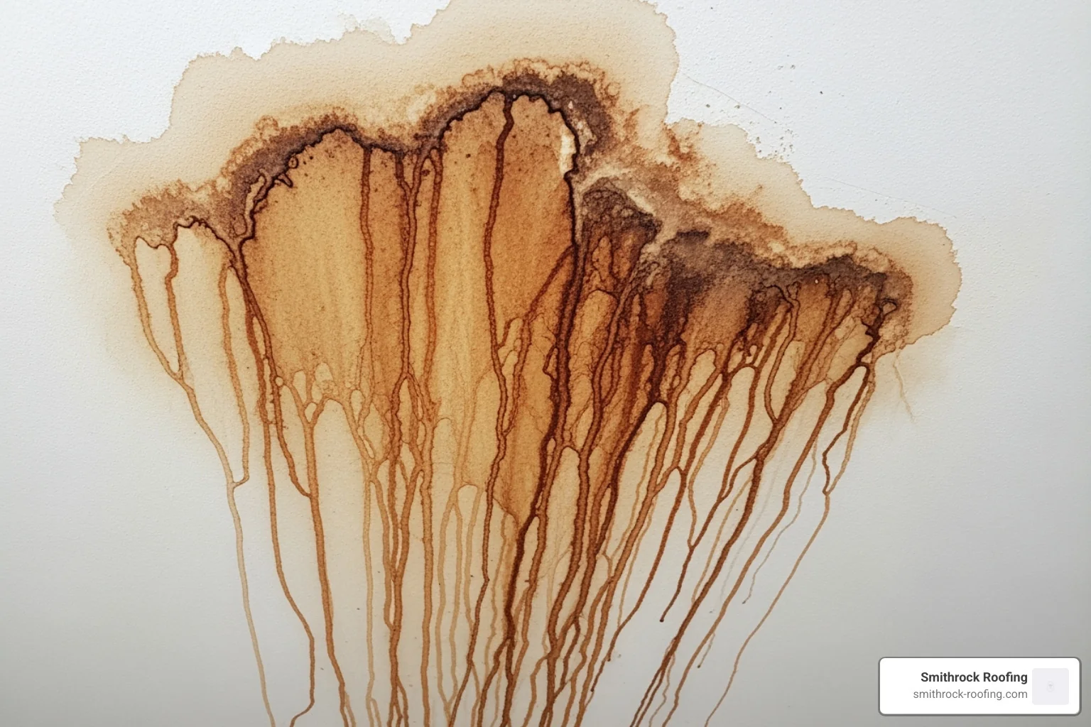 water stains on a ceiling - benefits of regular roof inspections