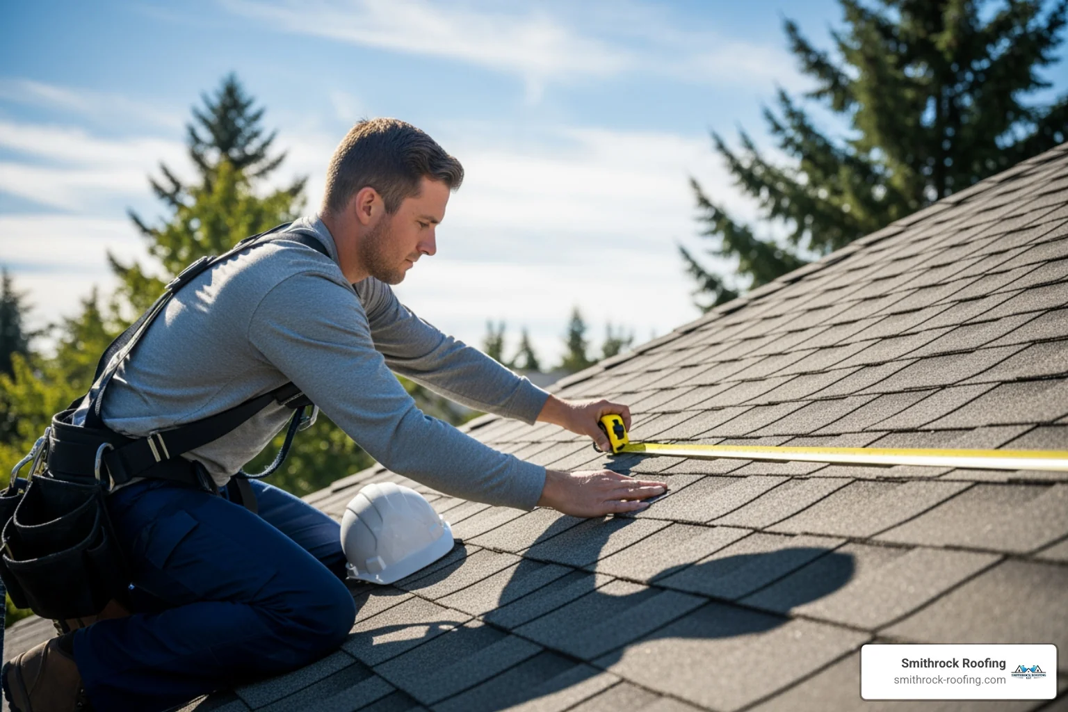 roofer measuring roof section - roof cost calculator roofer measuring roof section - roof cost calculator