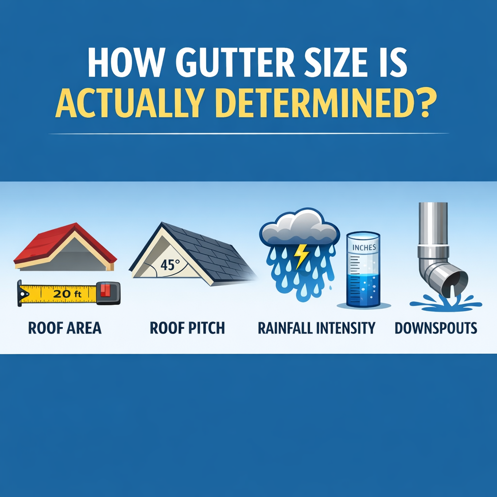 How Gutter Size Is Actually Determined