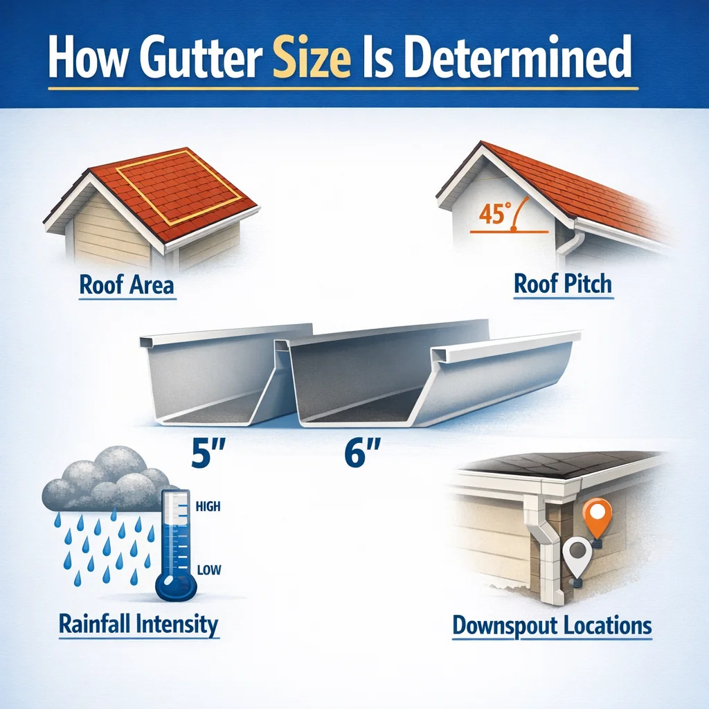 How Gutter Size Is Determined