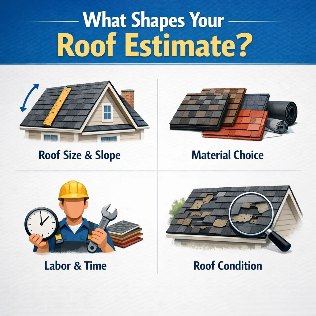 What Shapes Your Roof Estimate