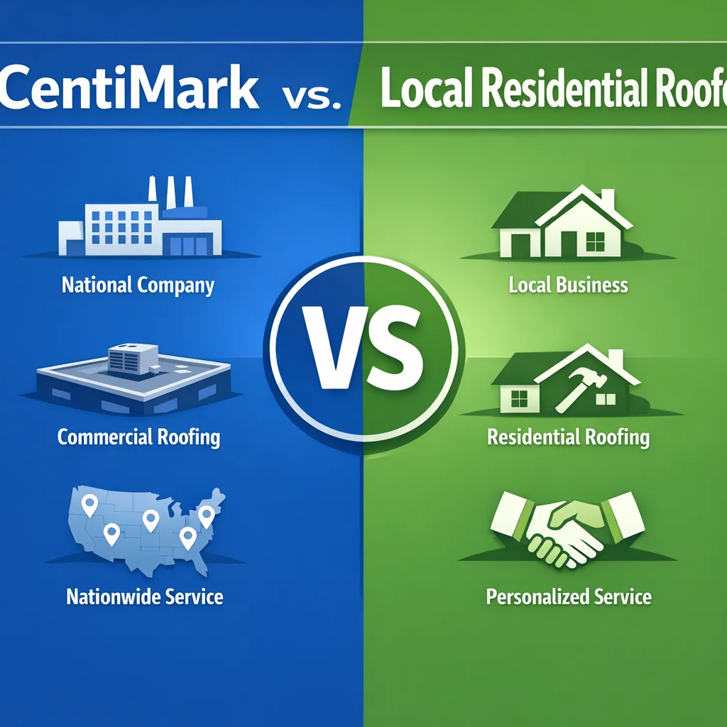 CentiMark vs. Local Residential Roofer