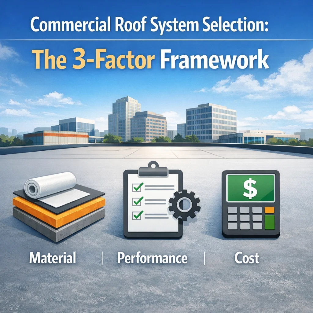 Commercial Roof System Selection: The 3-Factor Framework