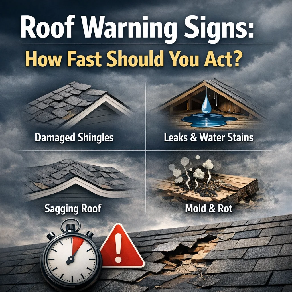 Roof Warning Signs: How Fast Should You Act?