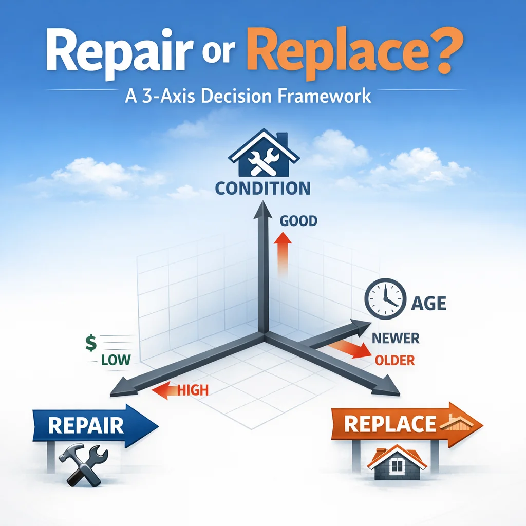 Repair or Replace? A 3-Axis Decision Framework