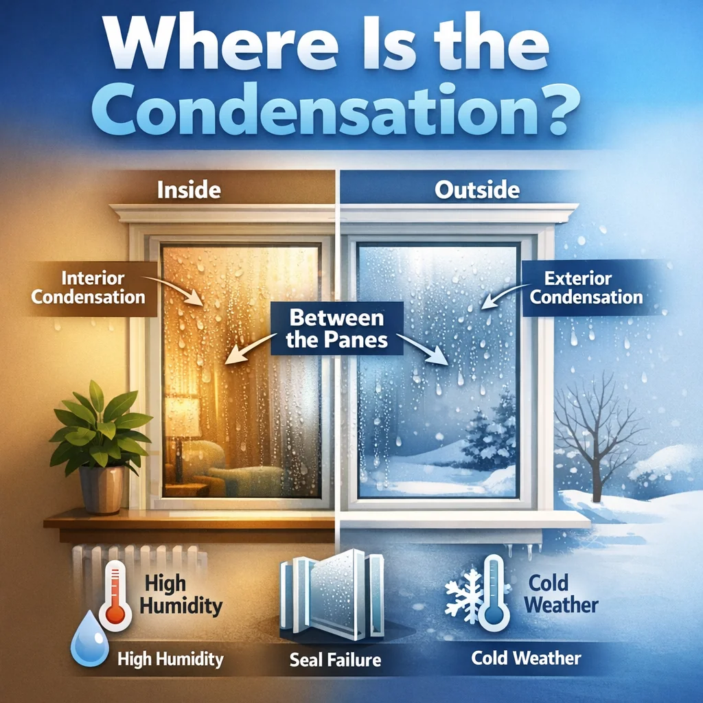 Where Is the Condensation?