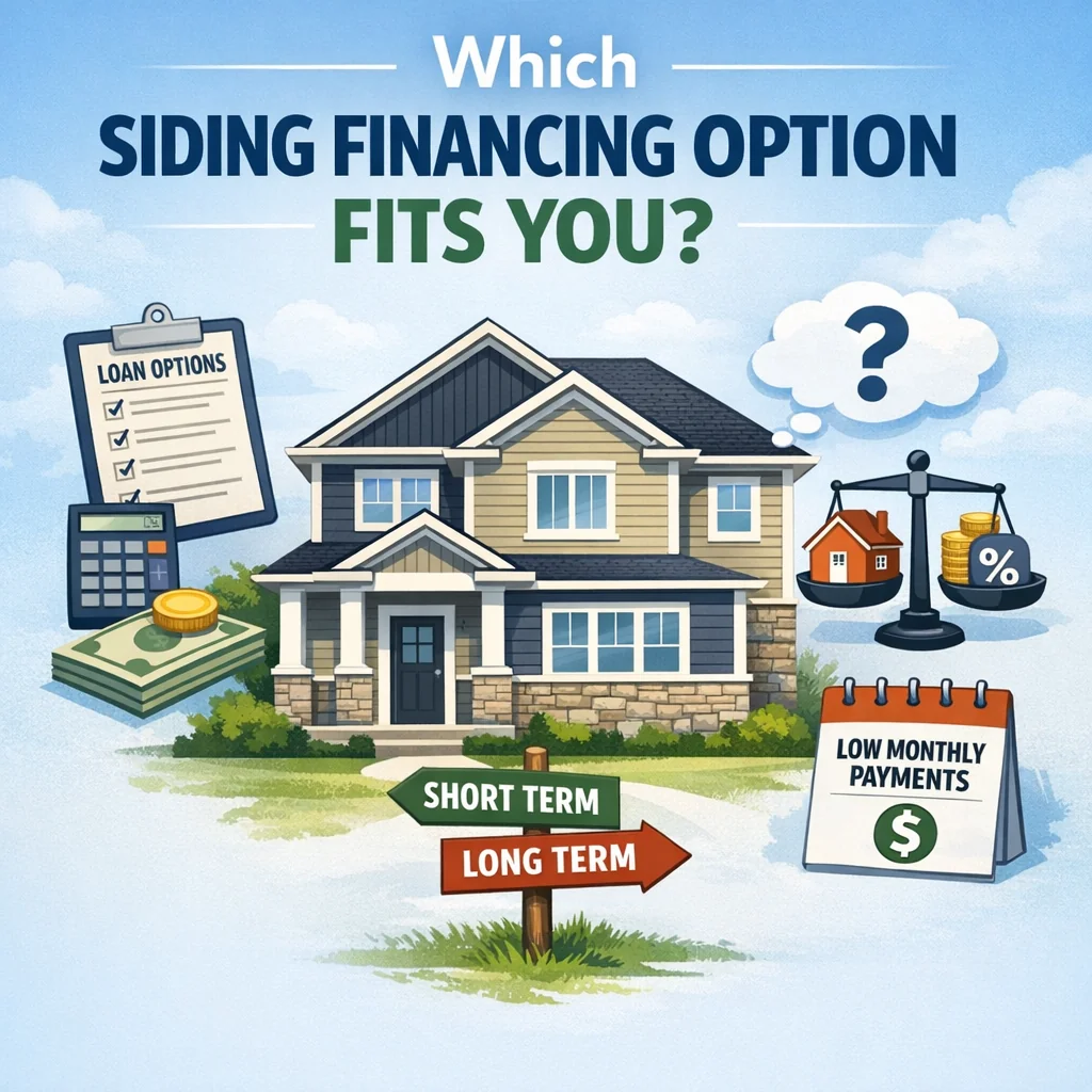 Which Siding Financing Option Fits You?