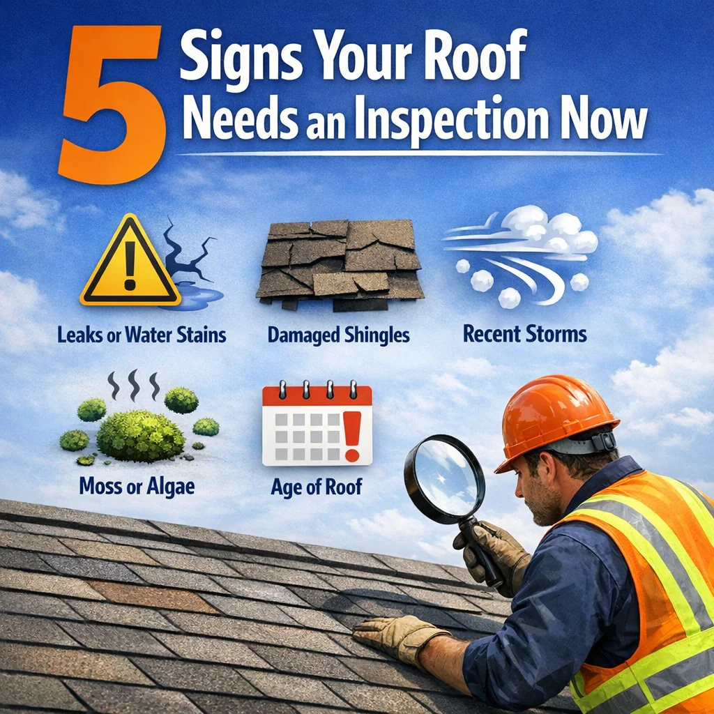 5 Signs Your Roof Needs an Inspection Now