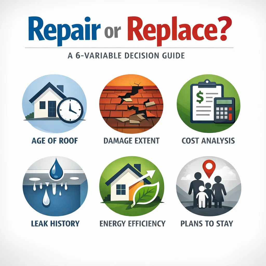 Repair or Replace? A 6-Variable Decision Guide