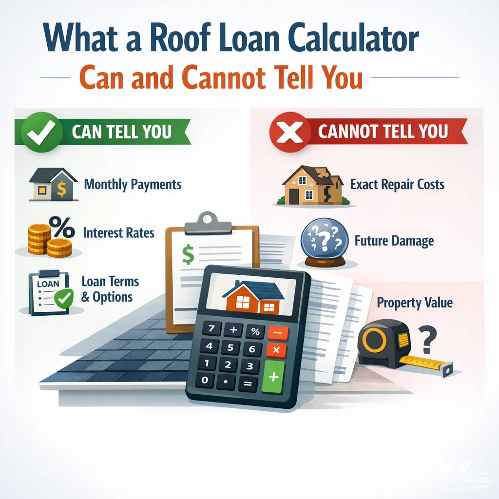 Illustration: What a Roof Loan Calculator Can and Cannot Tell You