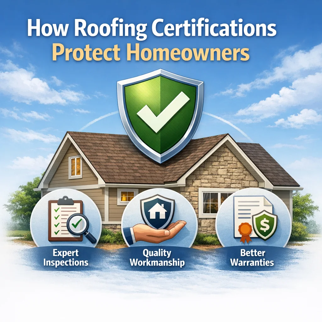 How Roofing Certifications Protect Homeowners