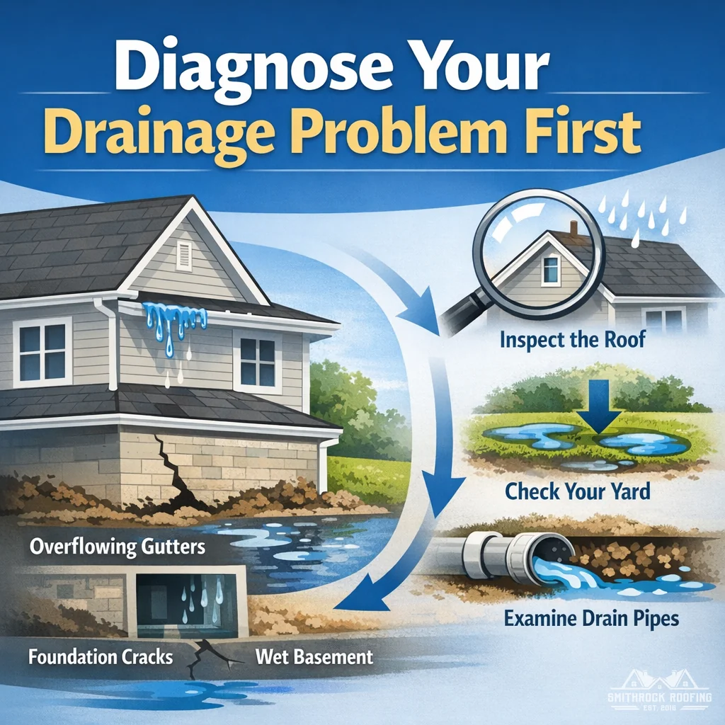 Illustration: Diagnose Your Drainage Problem First